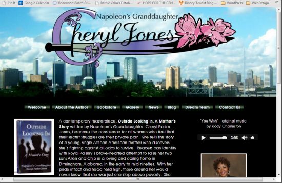 Cheryl Parker Jones, Author