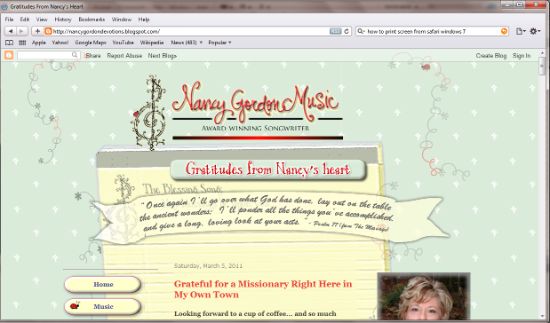 Nancy Gordon Devotions