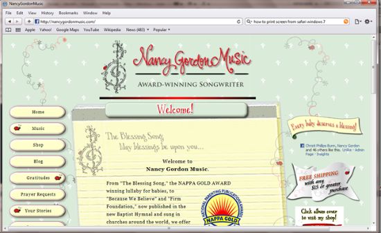 Nancy Gordon Music
