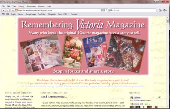 Remembering Victoria